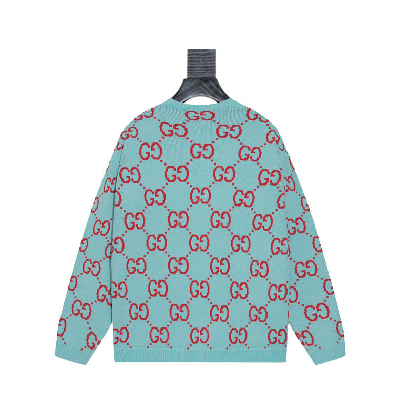 Gucci Unisex Double-G Jacquard Cardigan