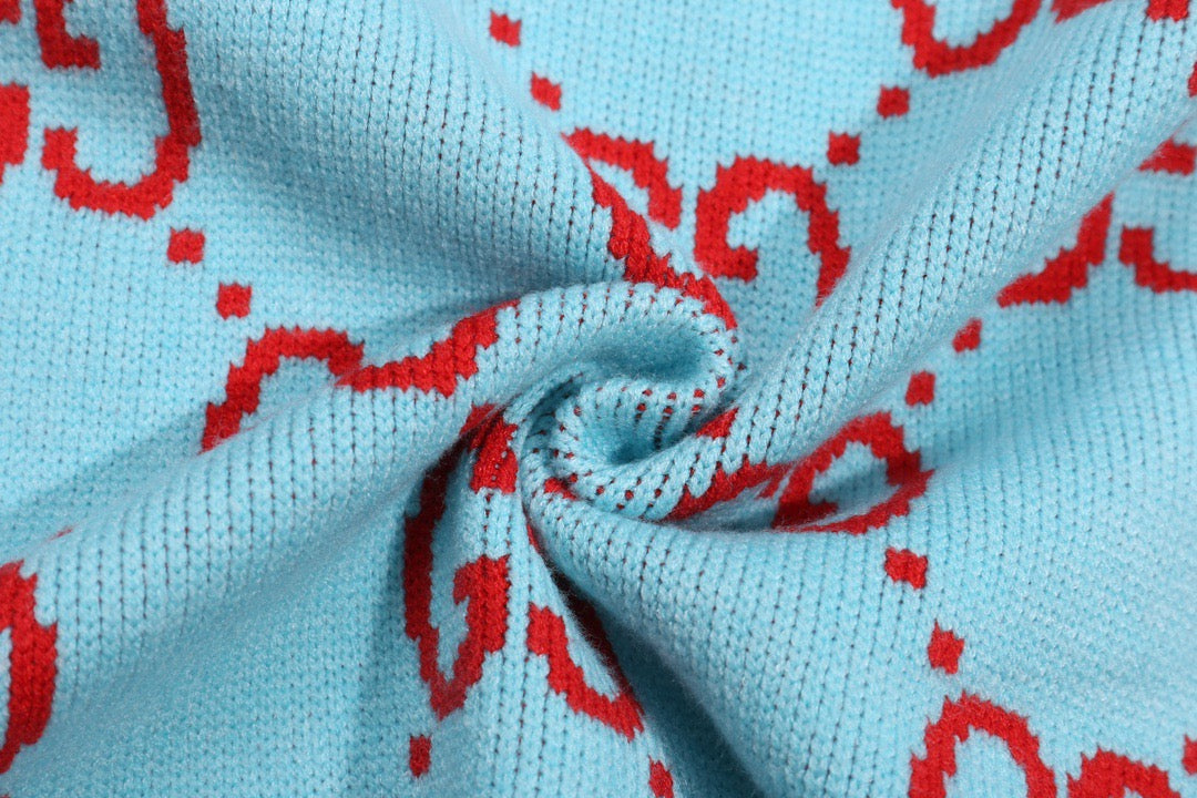 Gucci Unisex Double-G Jacquard Cardigan