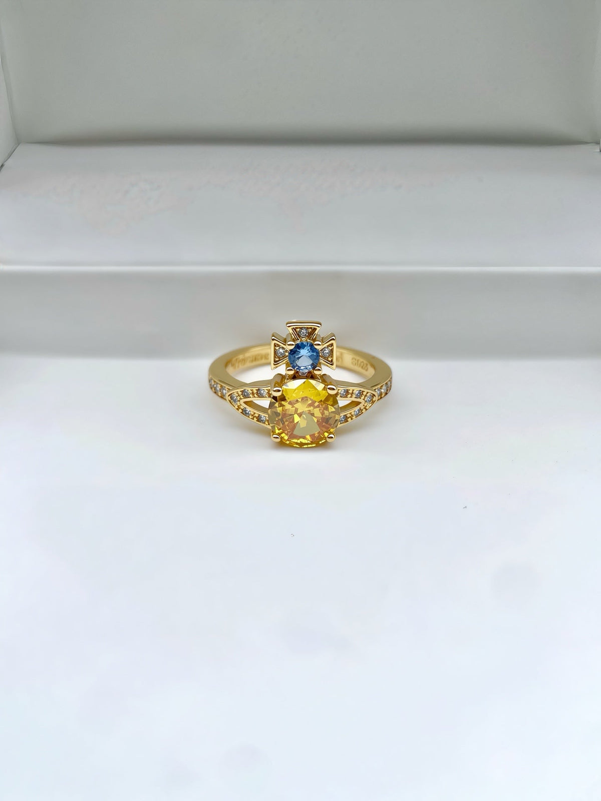 Vivienne Westwood Rhinestone Planet Ring