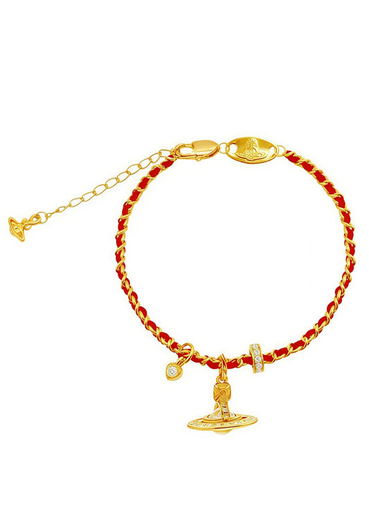 Vivienne Westwood 2026 "Ben Ming Nian" (Zodiac Year) Red Bracelet