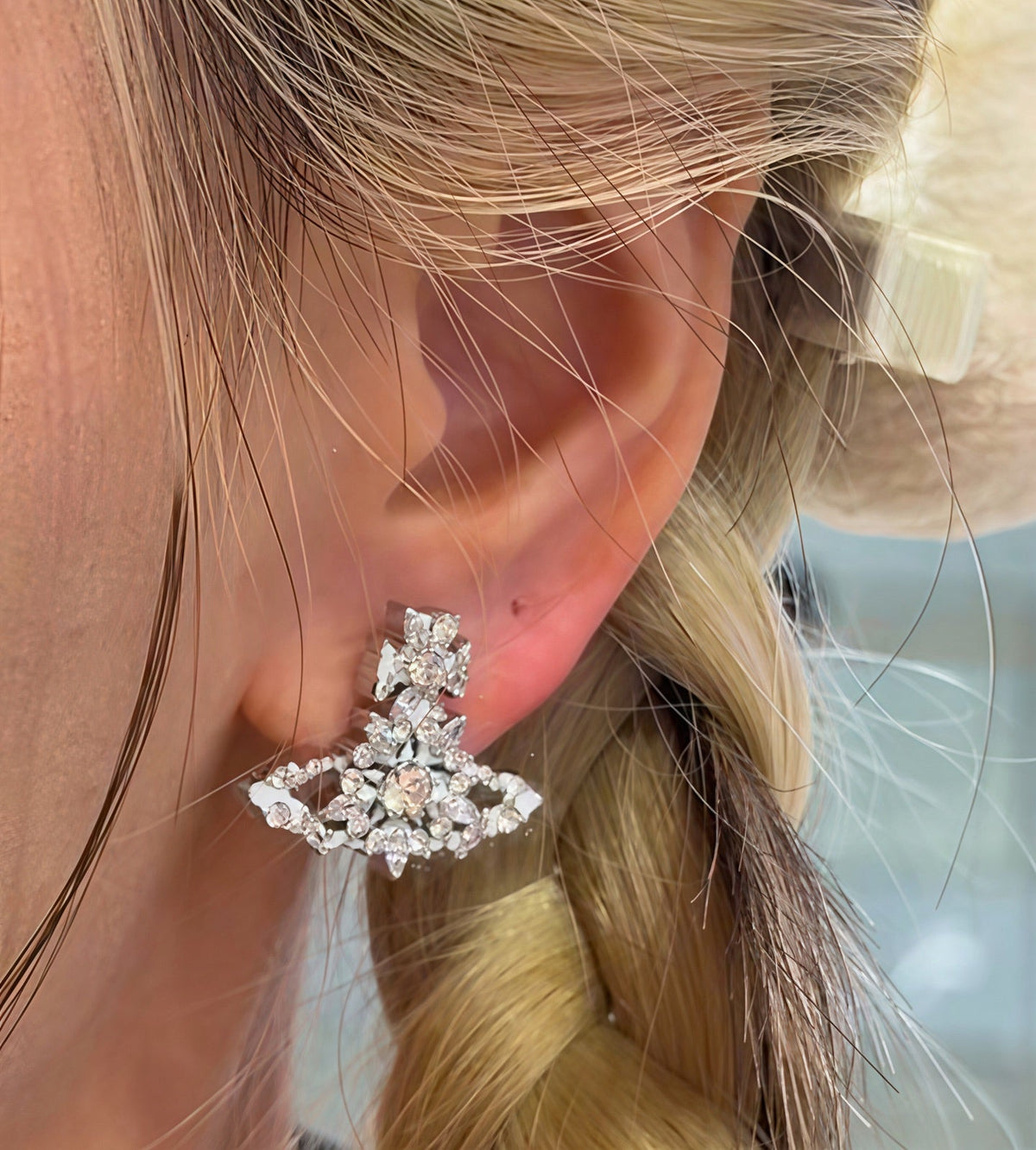 Vivienne Westwood Full-Rhinestone Studs