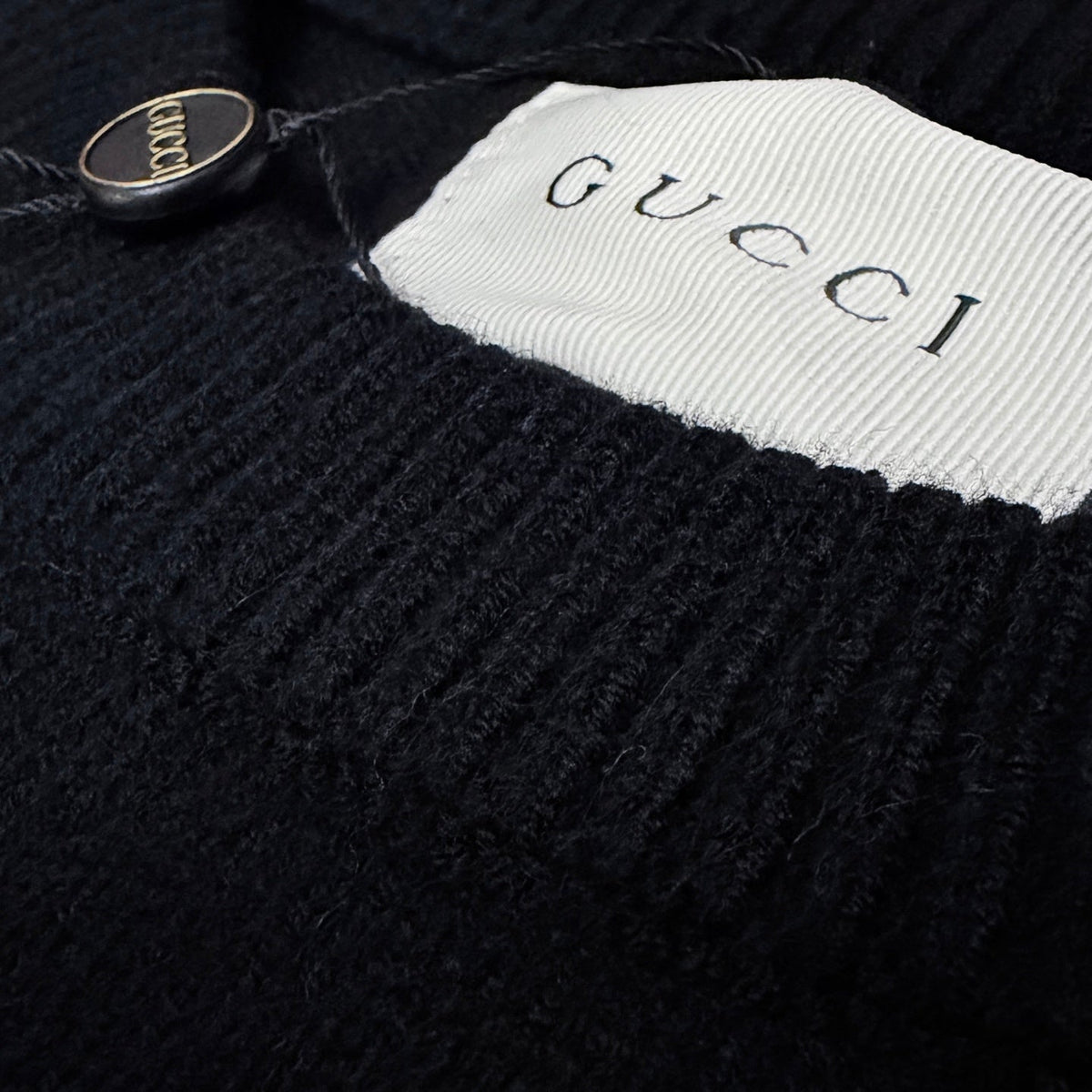 Gucci Unisex Jacquard Embroidered Crewneck Sweater