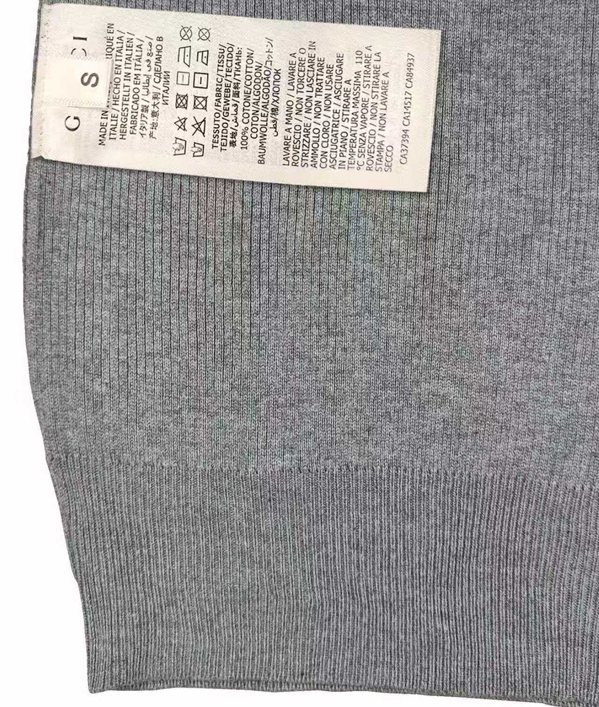 Gucci Unisex Double-G Embroidered Zip-Up Cardigan