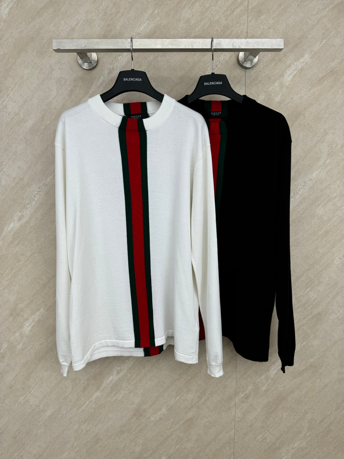 Gucci Unisex Striped Crewneck Sweater