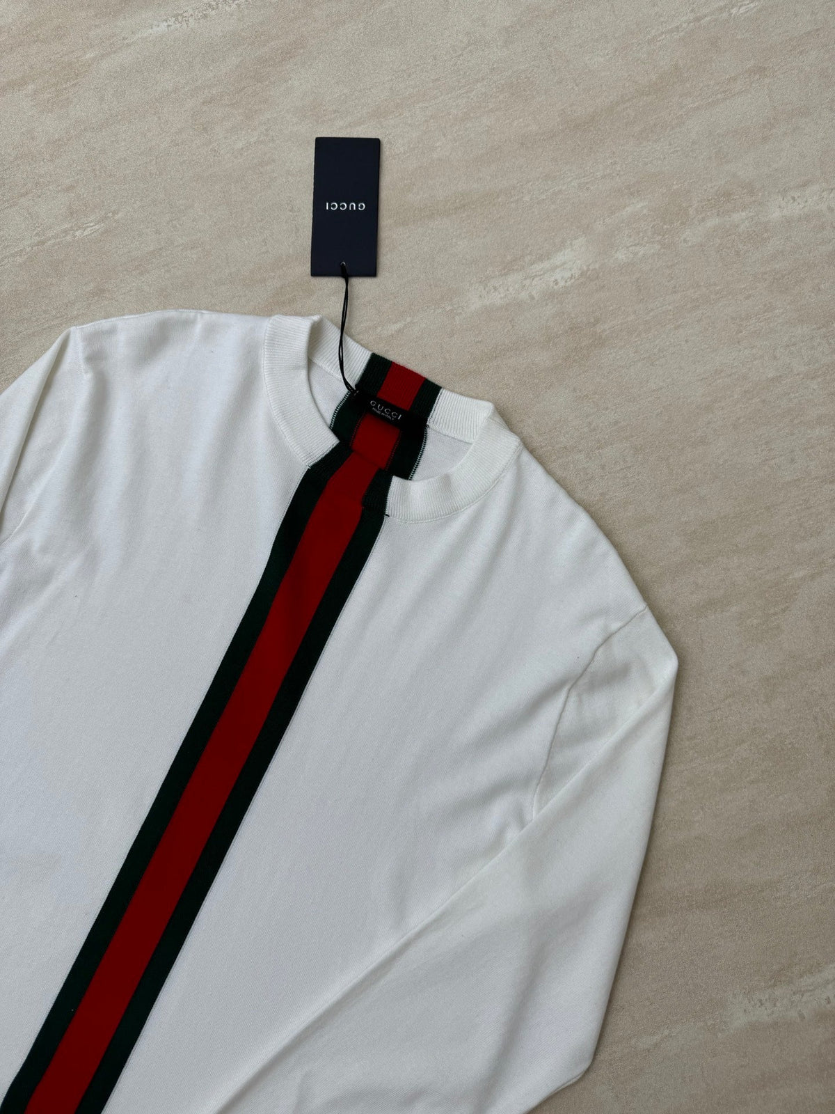 Gucci Unisex Striped Crewneck Sweater