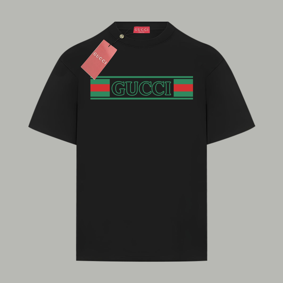 Gucci Stripe Logo Band T-Shirt