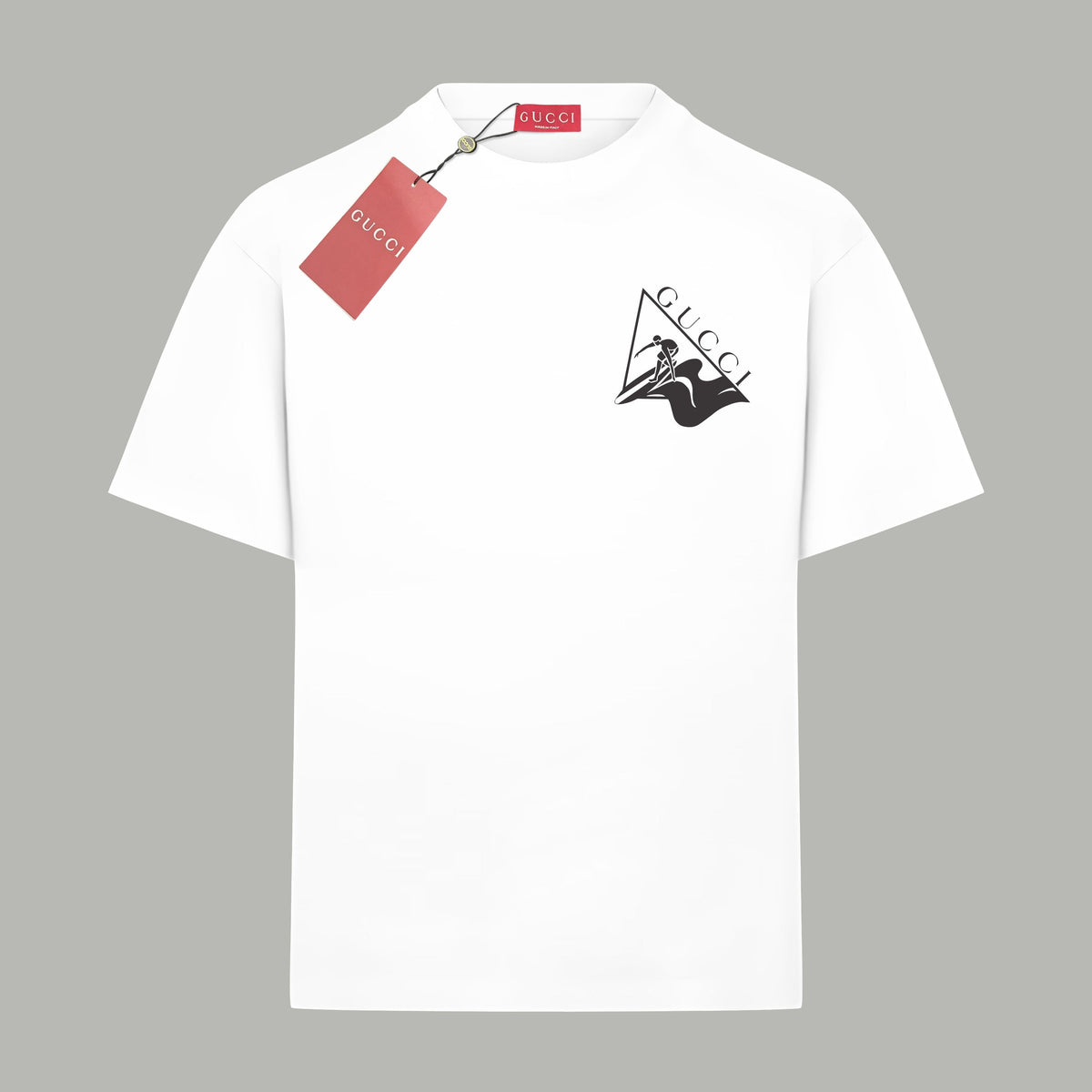 Gucci Triangle Graphic Logo T-Shirt