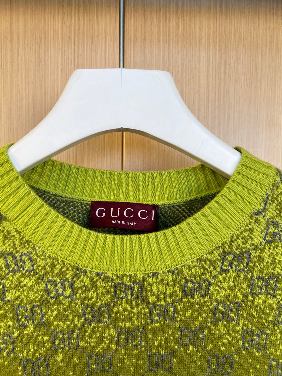 Gucci Unisex Jacquard Crewneck Sweater