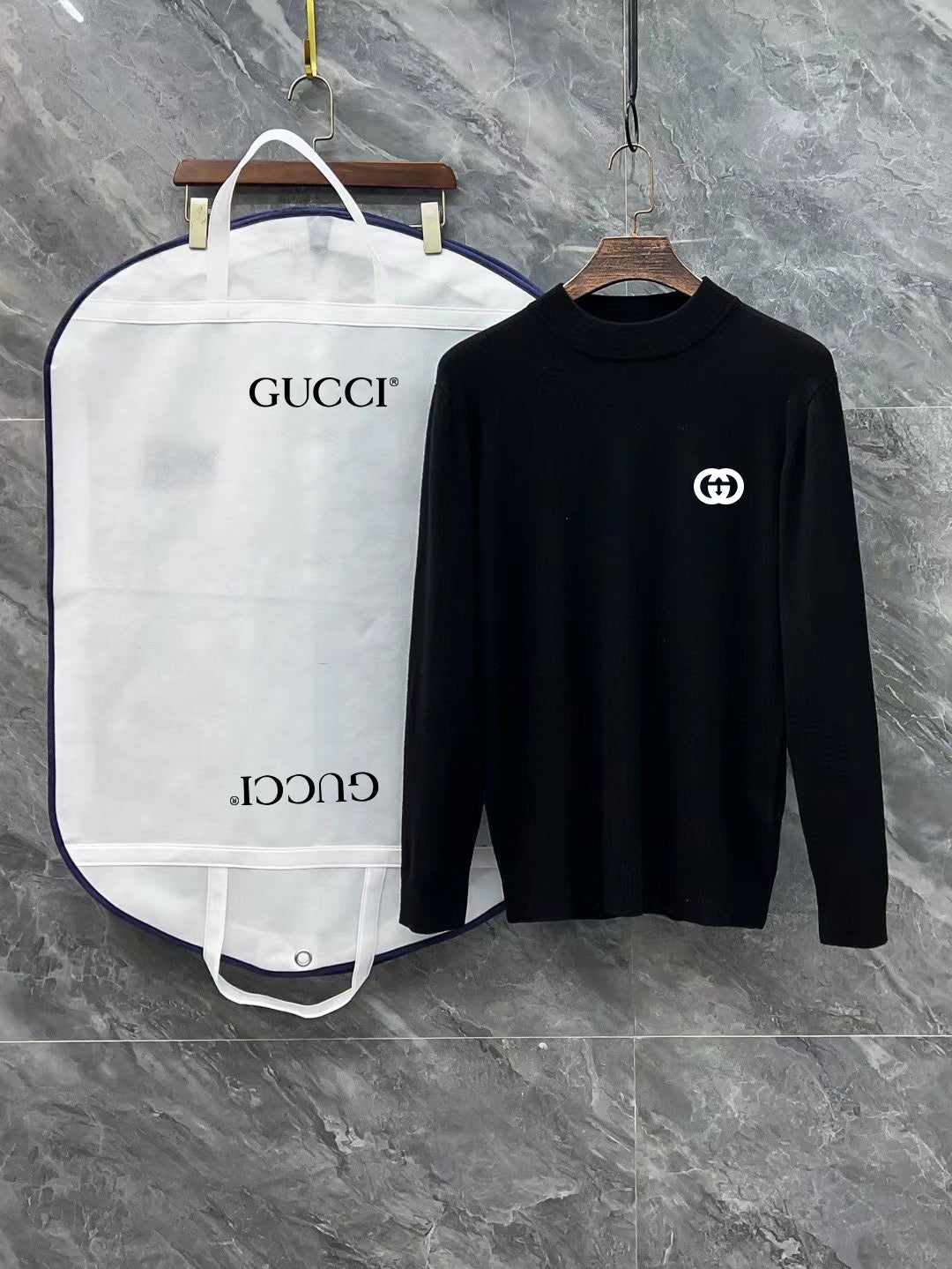 Gucci Unisex Mock-Neck Sweater