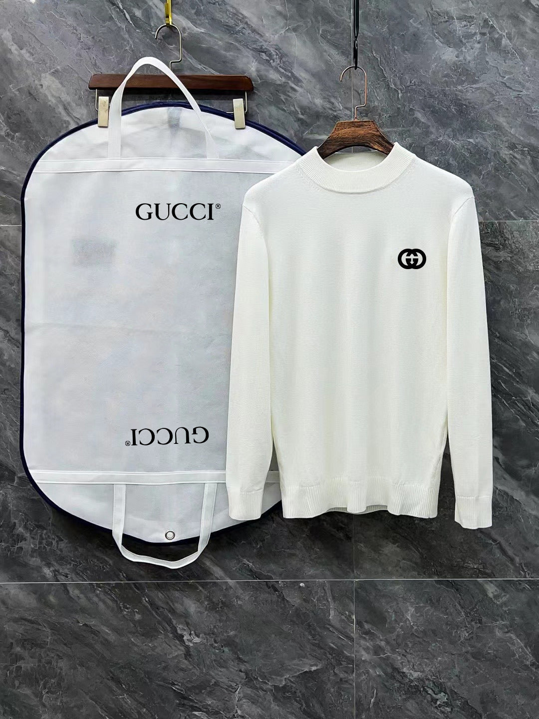 Gucci Unisex Mock-Neck Sweater