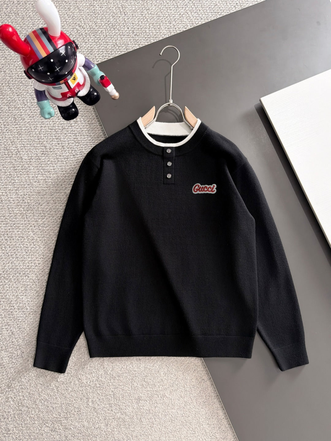 Gucci Unisex Embroidered Crewneck Sweater