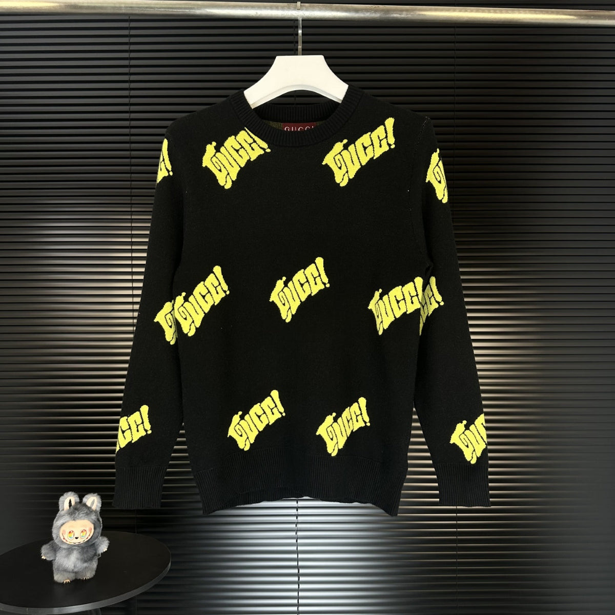Gucci Unisex Jacquard Crewneck Sweater