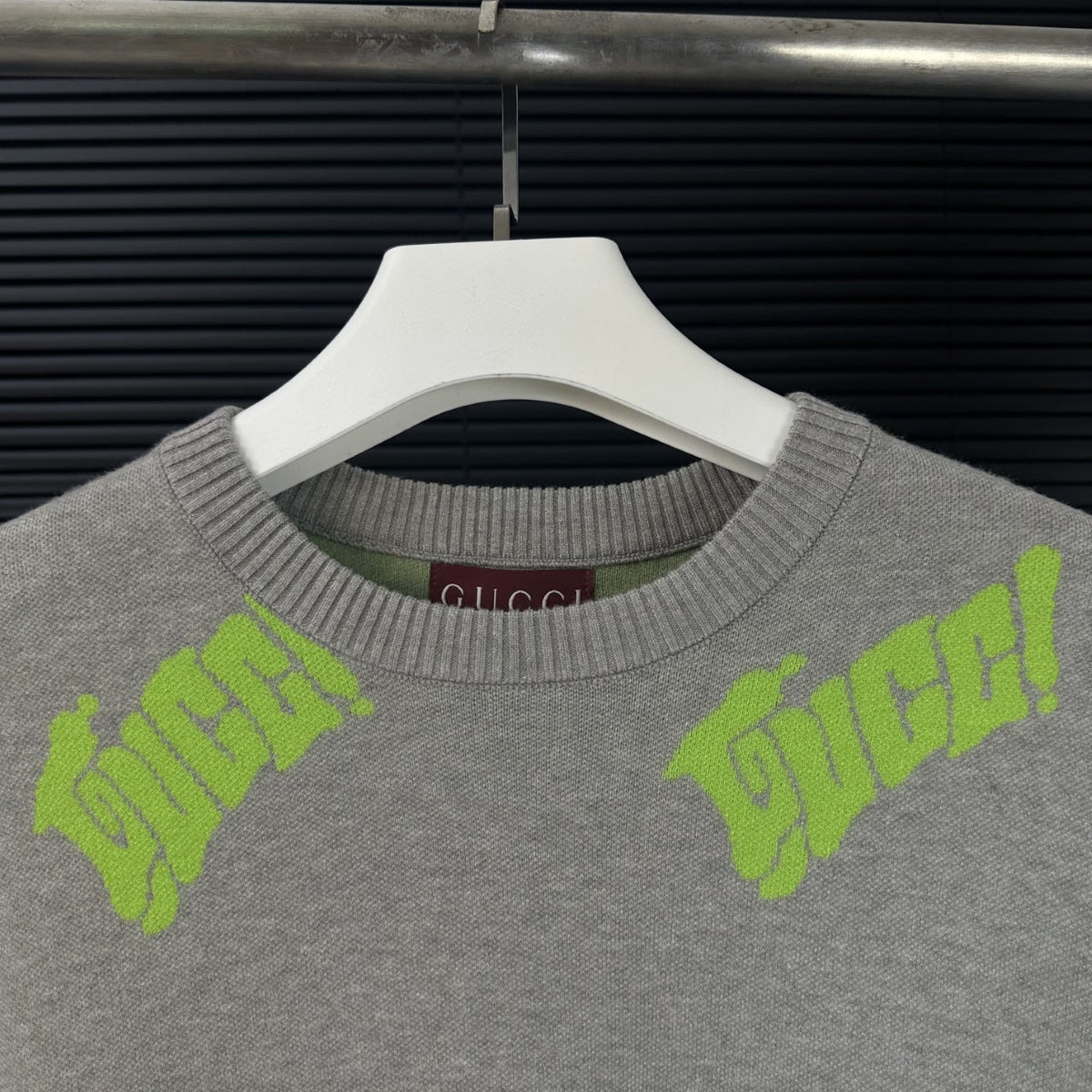 Gucci Unisex Jacquard Crewneck Sweater