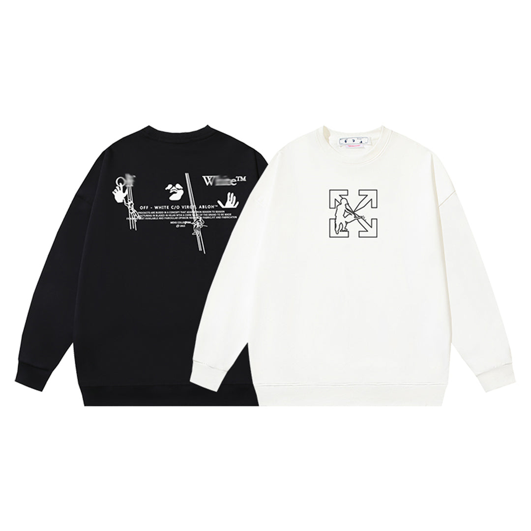 Off-White  Arrow logo sports sweatshirt#114