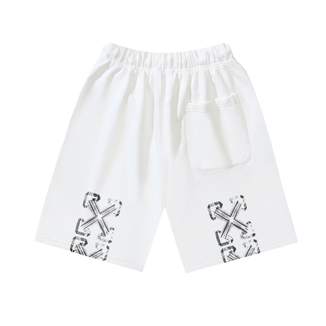 Off-White arrow print shorts#18